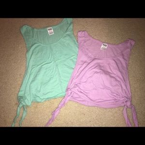 VS tie crop tops